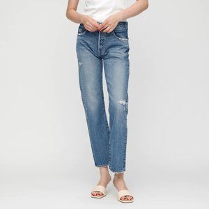 Moussy Vintage - Loews Straight in Blue